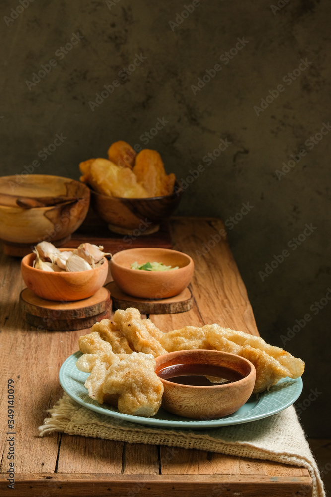 traditional food from indonesia made of fish and tapioca called pempek traditional food from indonesia made of fish and tapioca called pempek