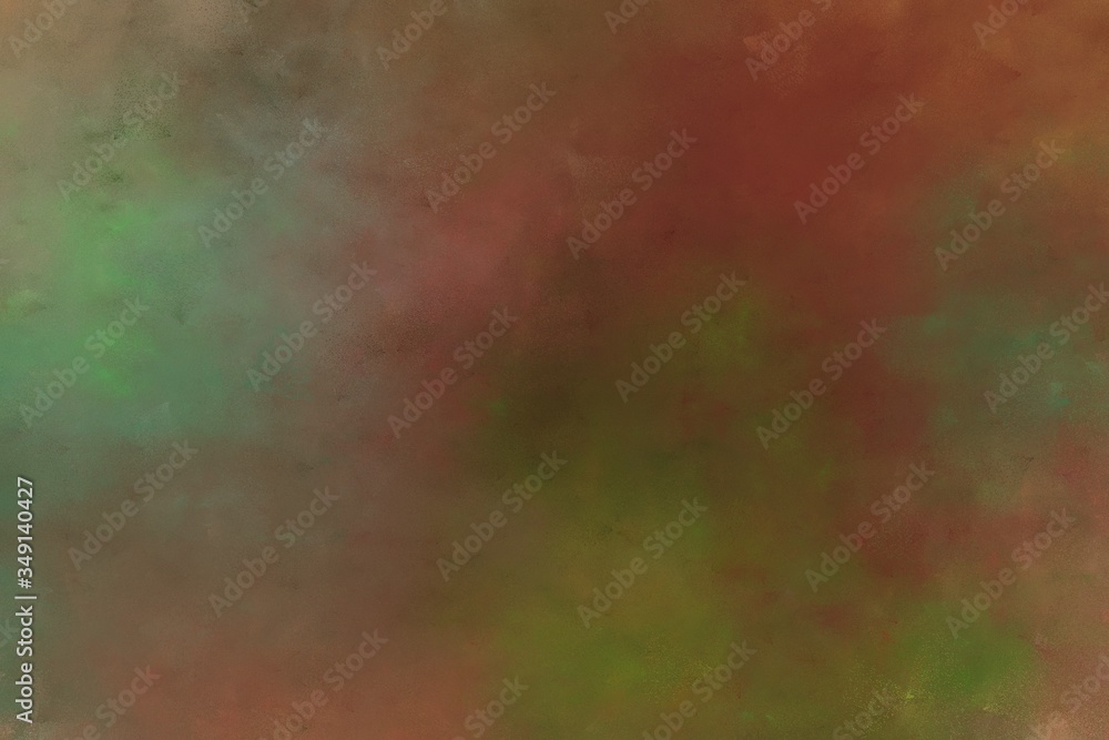 Obraz premium beautiful abstract painting background graphic with dark olive green, dim gray and pastel brown colors. can be used as poster background or wallpaper