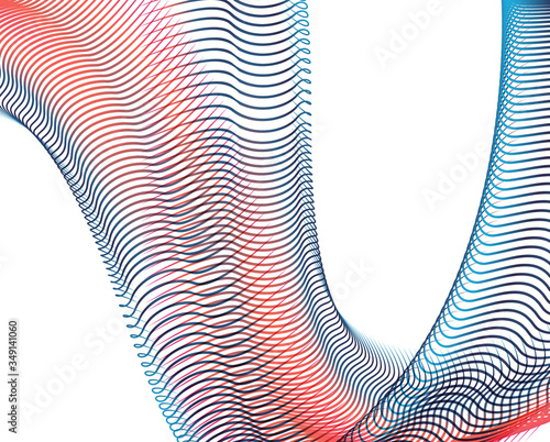 Abstract background blend wave line design for Wallpaper, Banner, Background, Card, Book Illustration, landing page