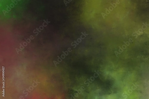 background dark olive green and pastel brown colored vintage abstract painted background with space for text or image. can be used as poster background or wallpaper