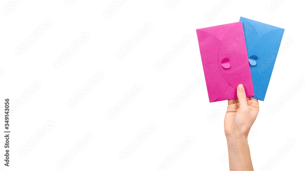 Blank mail envelope with heart. Blank mail envelope with heart.