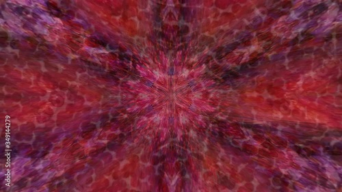 Slow Motion Dreamlike Psychedelic Blur footage background of motion surface of trendy colorful original Abstraction Art pattern flow. Moving Seamless loop psychotherapy.