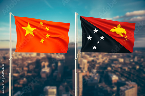 China and Papua 