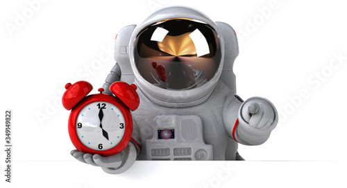 Fototapeta Naklejka Na Ścianę i Meble -  Fun astronaut - 3D Illustration