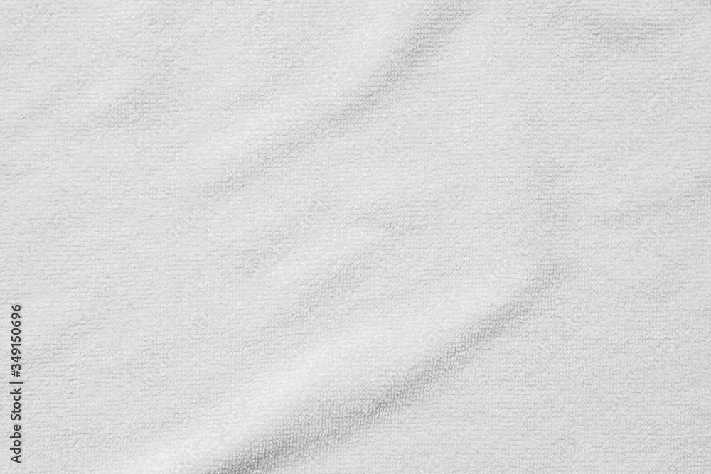 white cotton towel texture abstract background