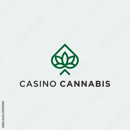 logo marijuana casino. logo marijuana