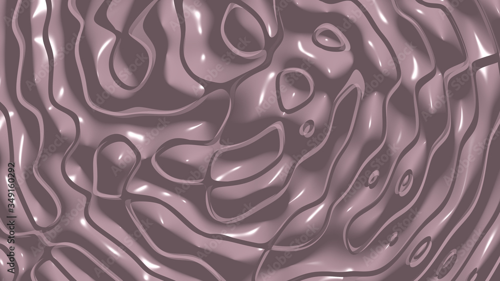 Uniform 3D abstract background of simple patterns of Raspberry glace ...