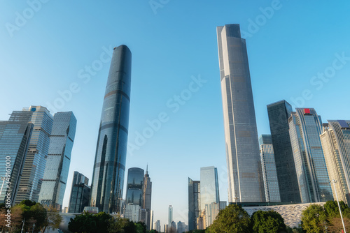 Guangzhou CBD modern architectural landscape