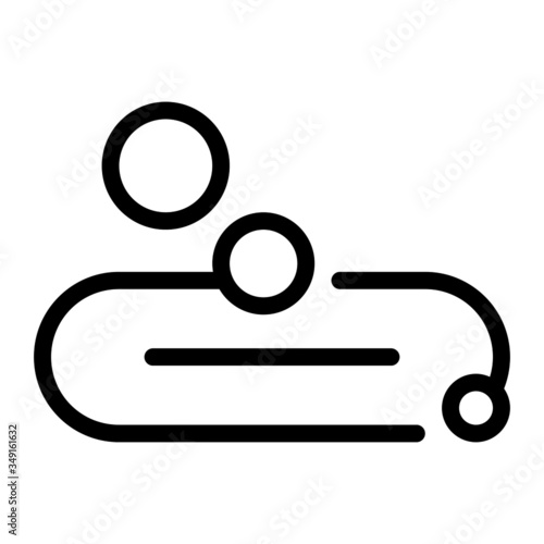 soap. Icon with outline style and perfect pixels. Suitable for website design, logo, app and ui.