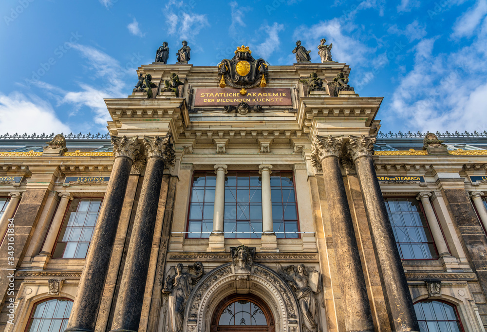 Die staatliche Akademie der bildenden Künste in Dresden