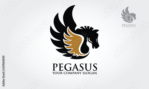 Great pegasus Logo Template for your company. This logo design for all creative business. Consulting, Excellent logo,simple and unique concept.