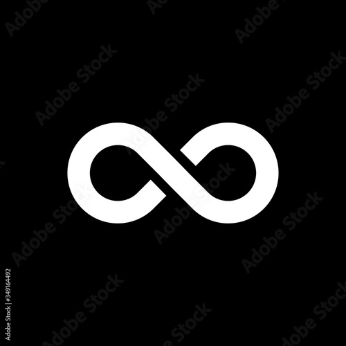infinity symbol or sign. Vector