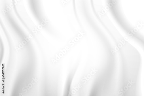 Abstract white and gray gradient color curve background, Vector Illustration