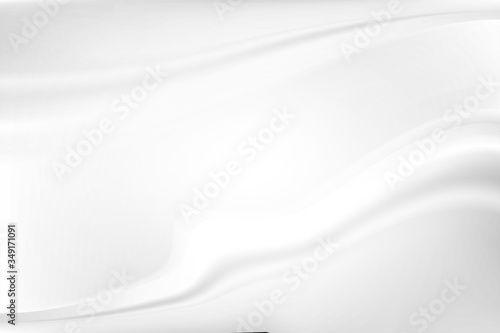 Abstract white and gray gradient color curve background, Vector Illustration
