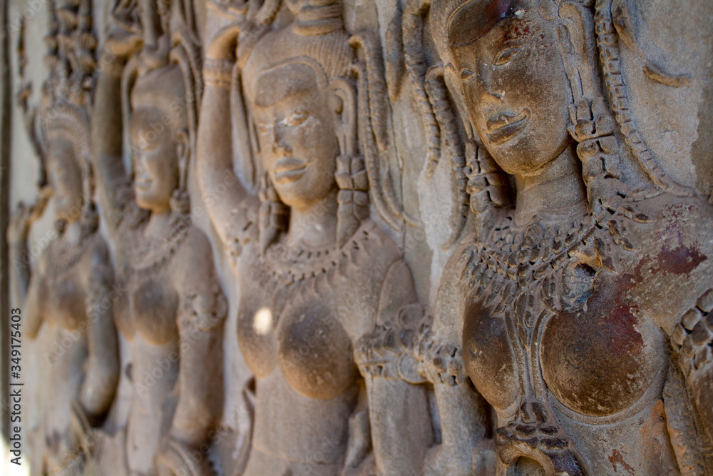Tempel SiemReap Cambodscha Angkor Wat Architektur Geschichte Apsara