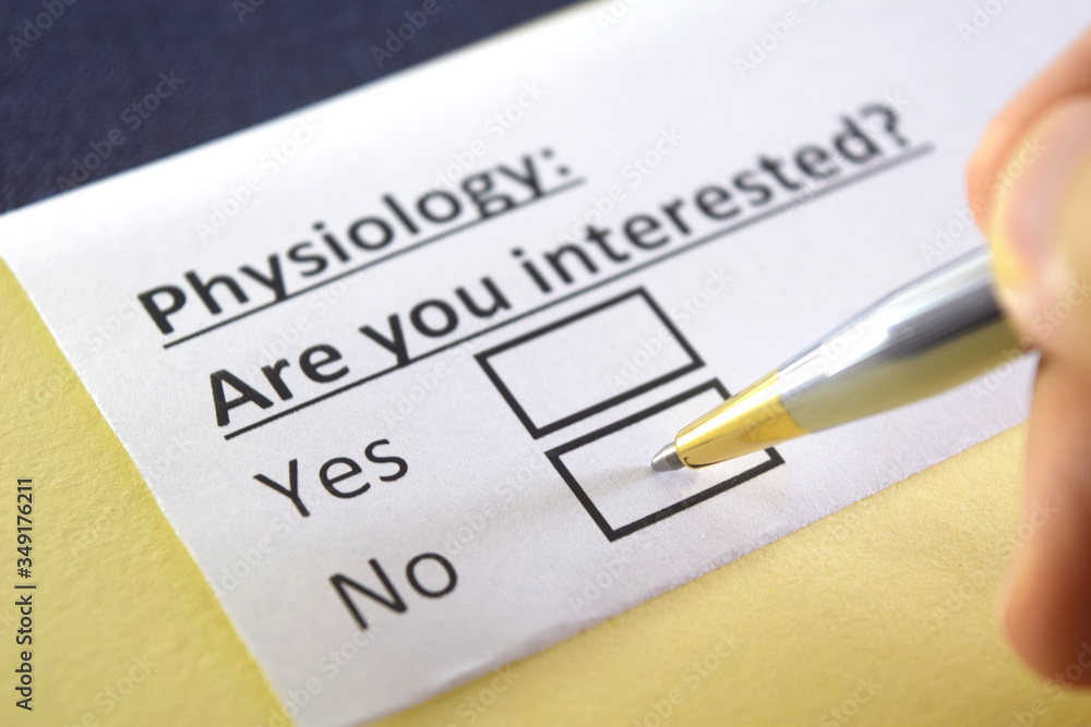One person is answering question about physiology. One person is answering question about physiology.