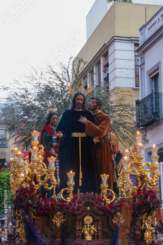 Hermandad del beso de Judas, semana santa de Sevilla  © Antonio ciero