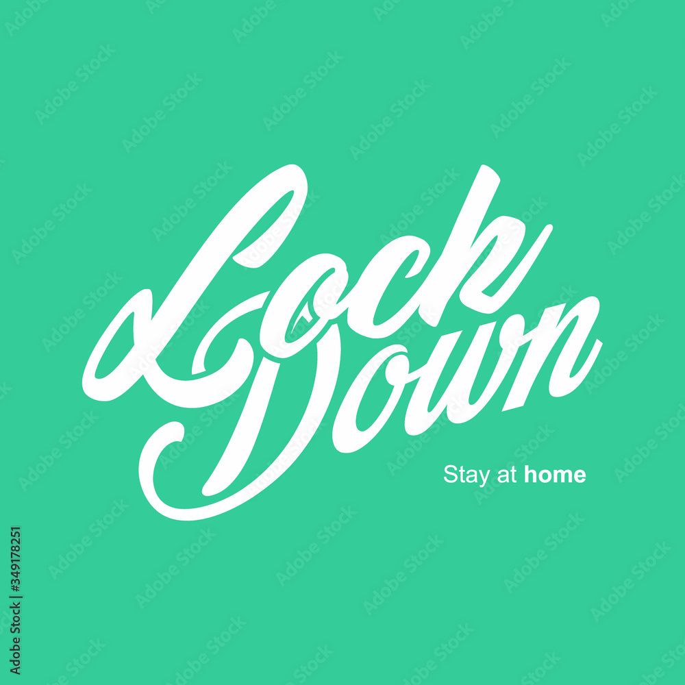 Obraz premium Print lock down for poster or t shirt
