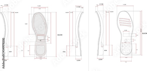 shoe sole size