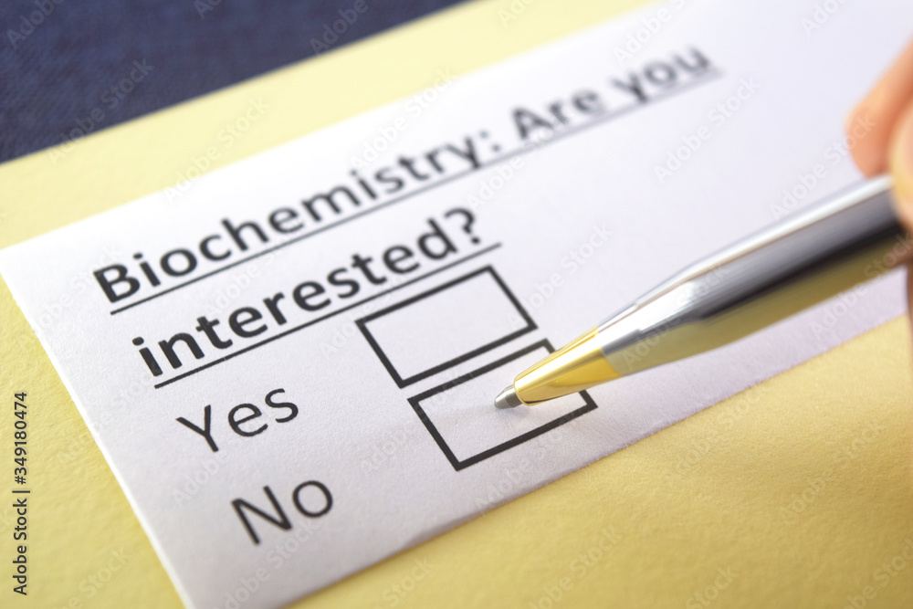 One person is answering question about biochemistry. One person is answering question about biochemistry.