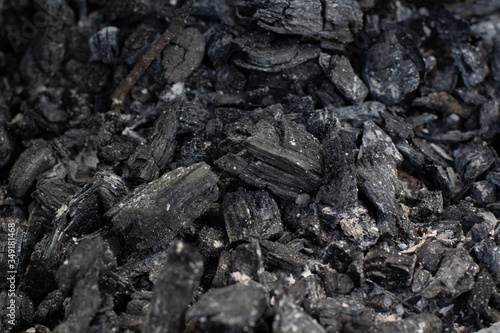 Wallpaper Mural Close up of coal, black coal texture Torontodigital.ca