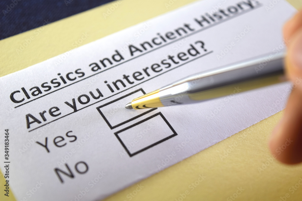 One person is answering question about classical and ancient history. One person is answering question about classical and ancient history.