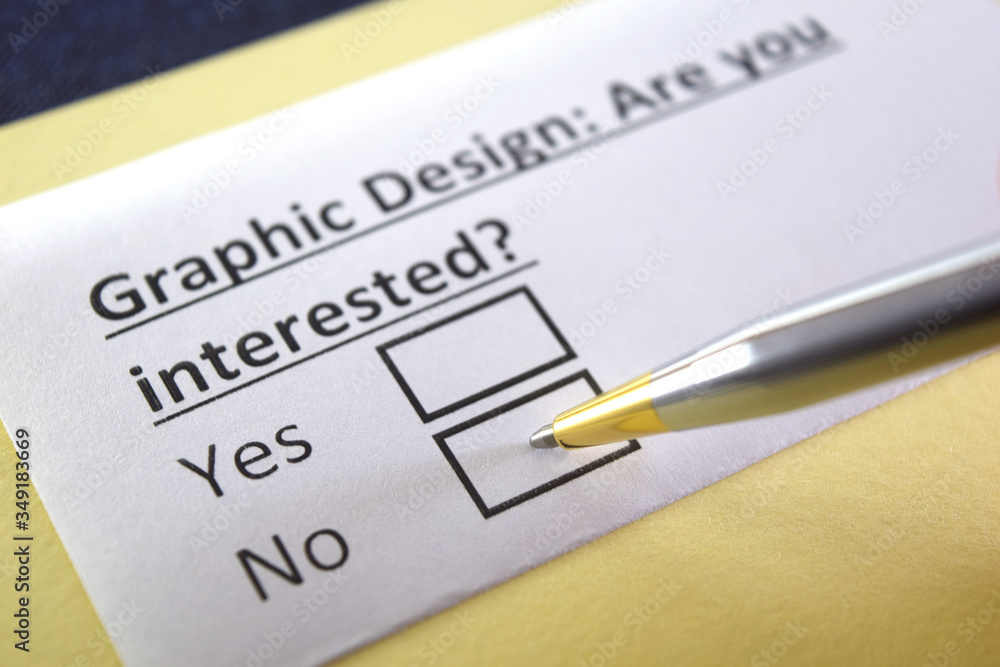 One person is answering question about graphic design. One person is answering question about graphic design.