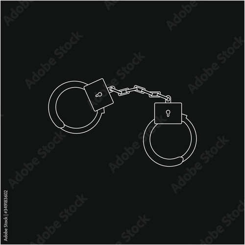 police wife. Illustration for web and mobile design.