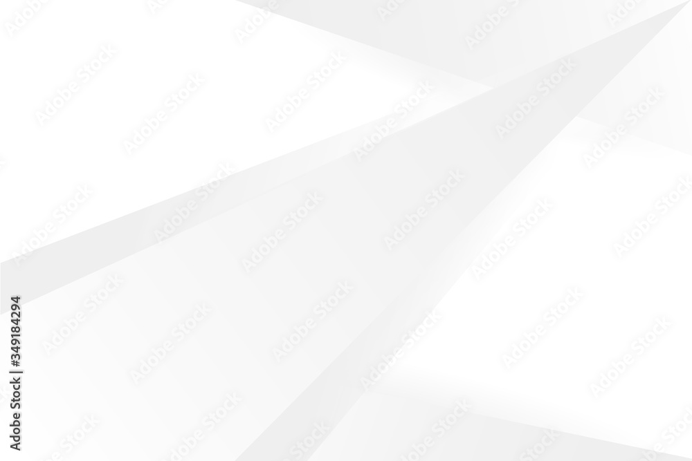 Abstract geometric modern design white and gray gradient background, vector Illustration Abstract geometric modern design white and gray gradient background, vector Illustration