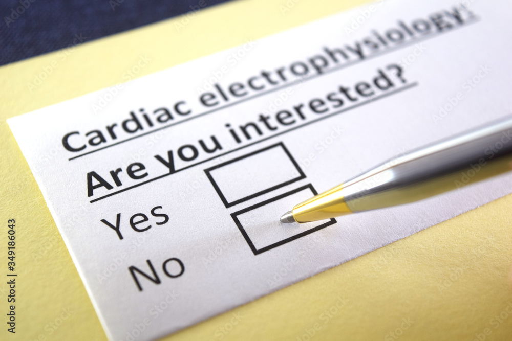 One person is answering question about cardiac electrophysiology.