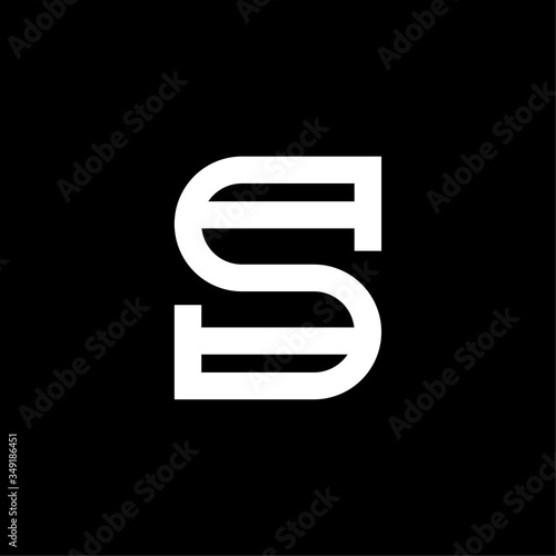 Vector Elegant Serif Logo Letter S