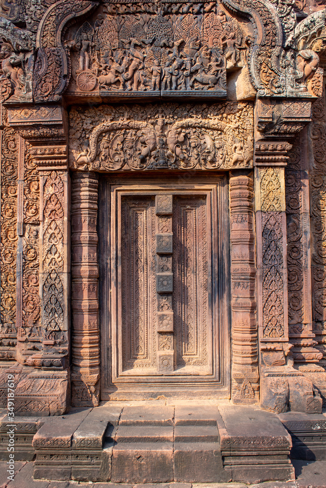Fototapeta premium Tempel SiemReap Cambodscha Angkor Wat Architektur Geschichte
