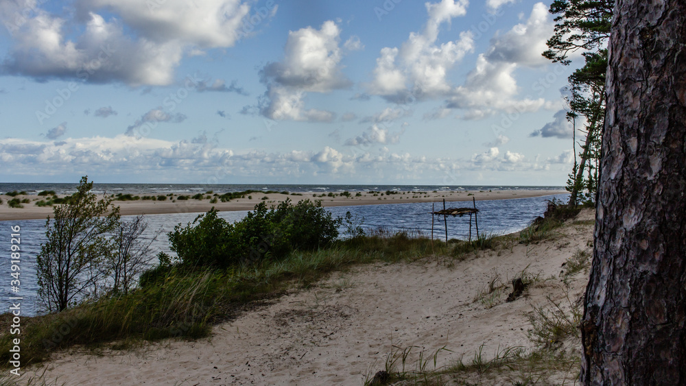 Baltic sea beach view Baltic sea beach view
