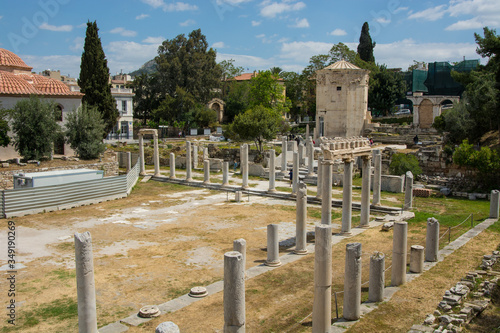 Roman Forum - Archaeological Site in Athens, Greece