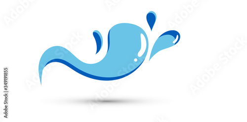 splash, acqua, mare, gocce