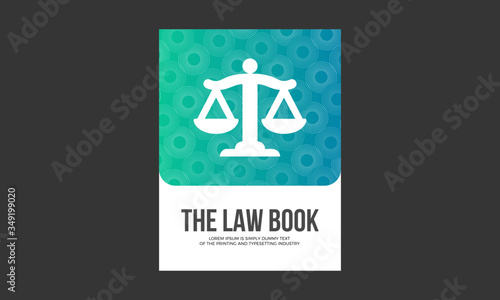 Law  Book Cover, Law Magazine Design