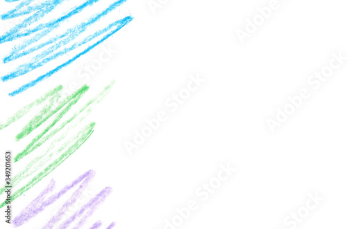 Abstract color pencil scribbles background. - Image