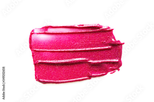 Wallpaper Mural Lipstick stroke isolated on white background. - Image Torontodigital.ca