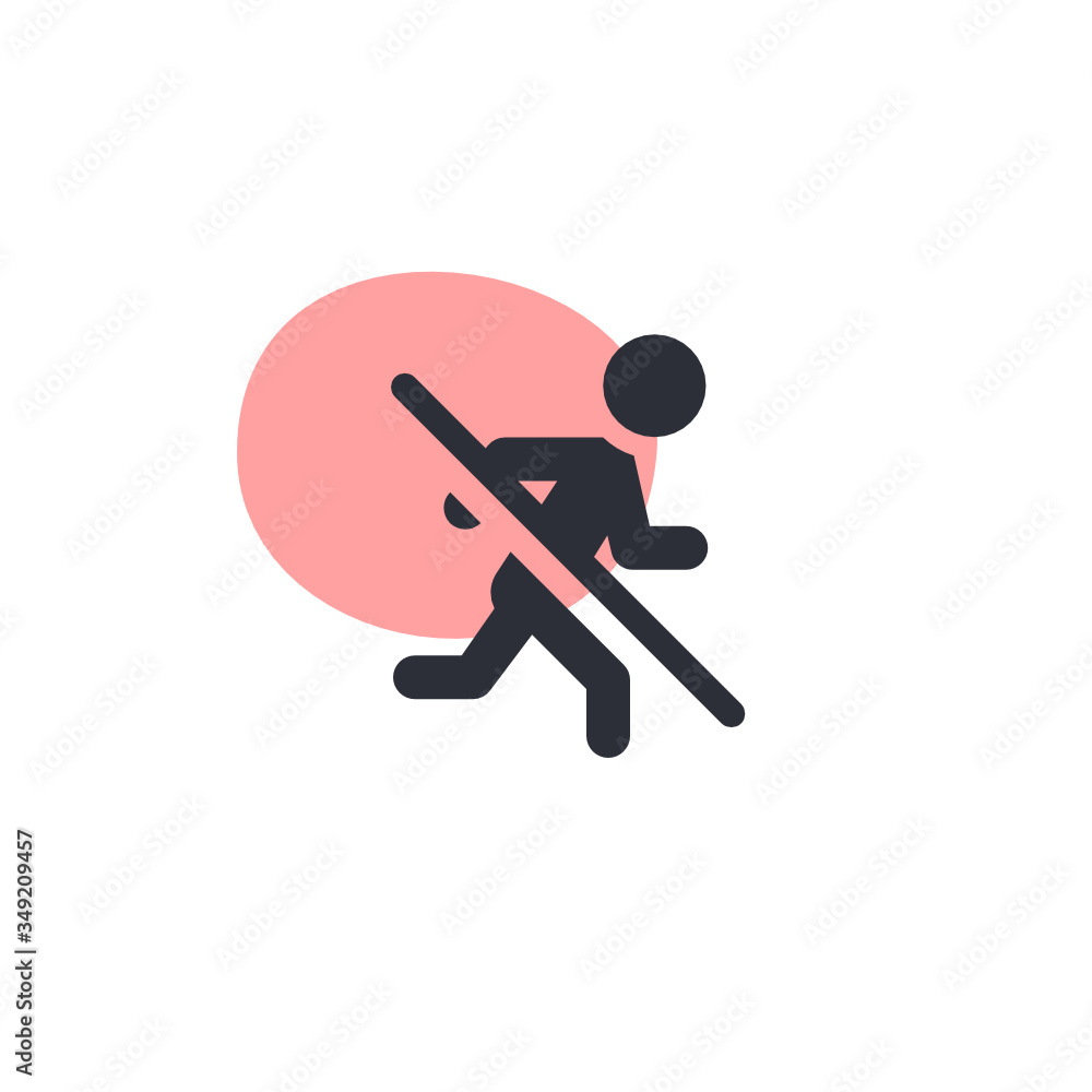 Fototapeta premium Do Not Enter - Icon