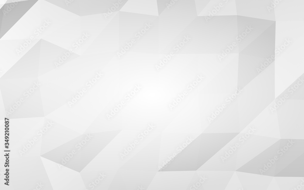 White abstract background. Lowpoly backdrop. Crumpled paper. 3D illustration White abstract background. Lowpoly backdrop. Crumpled paper. 3D illustration