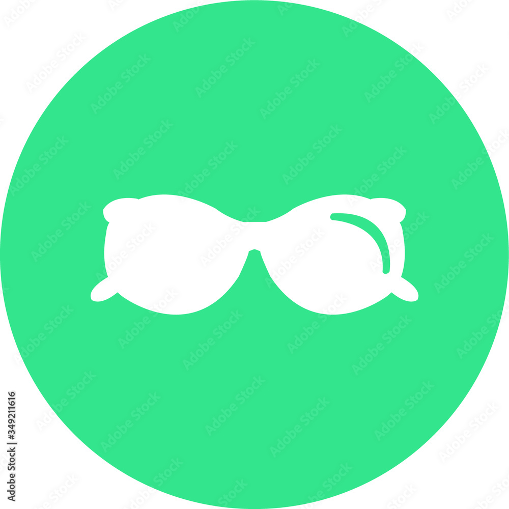 Sunglasses or scientist glasses vector icon Sunglasses or scientist glasses vector icon