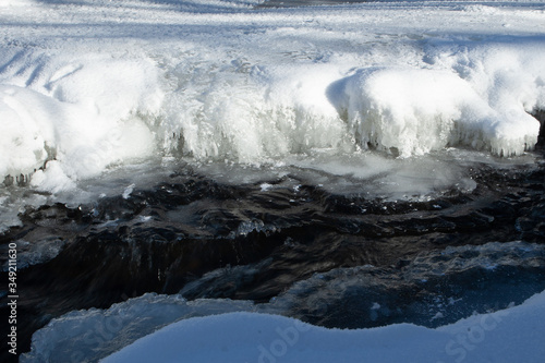 Wallpaper Mural Eiskristall, Winterlandschaft, Himmel Torontodigital.ca