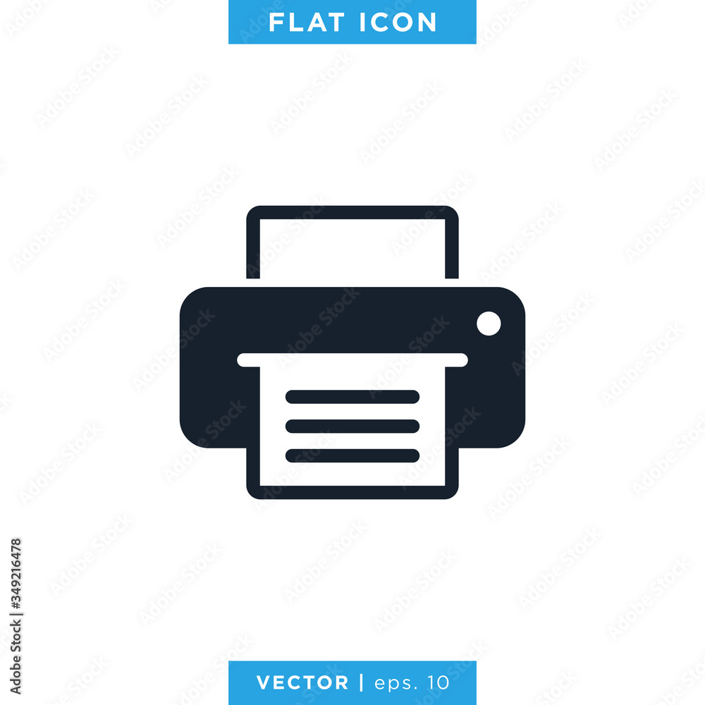 Printer Icon Vector Design Template Printer Icon Vector Design Template