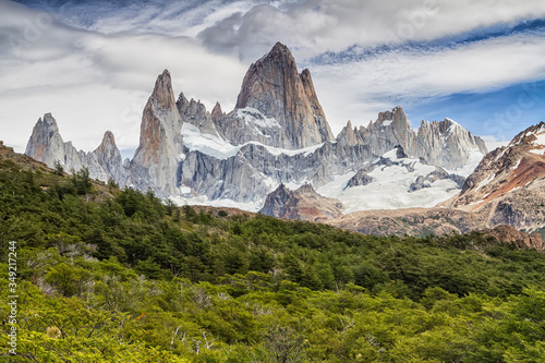 Foto Fitz Roy peak, Los Glaciares National Park, El Chalten, Patagonia, Argentina
