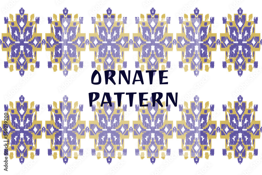 Seamless abstract pattern. Geometric embroidery. Folk ornament. Tribal aztec ethnic texture