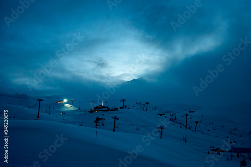 Les Arcs 2000 paradiski ski area Massif de La Vanoise, high Tarentaise valley Savoie France © Andy Evans Photos