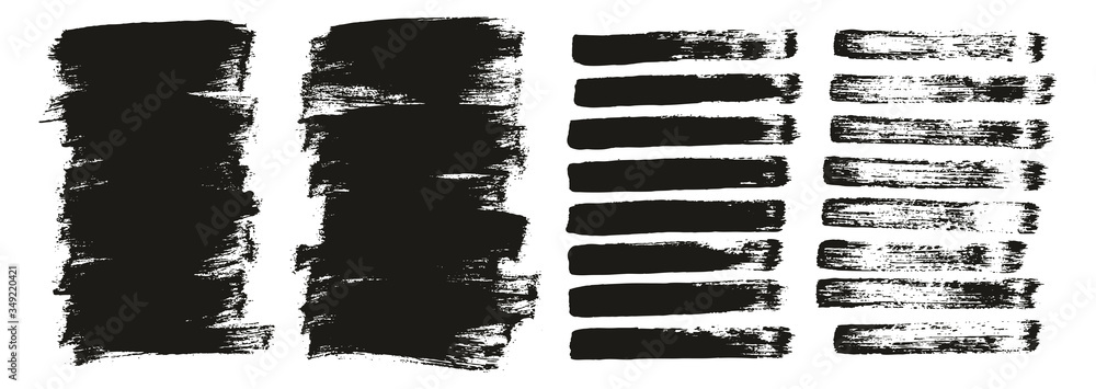 Flat Paint Brush Thin Short Background & Straight Lines Mix High Detail Abstract Vector Background Mix Set Flat Paint Brush Thin Short Background & Straight Lines Mix High Detail Abstract Vector Background Mix Set