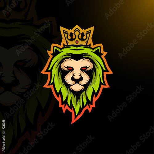 Fototapeta Naklejka Na Ścianę i Meble -  Lion King Logo