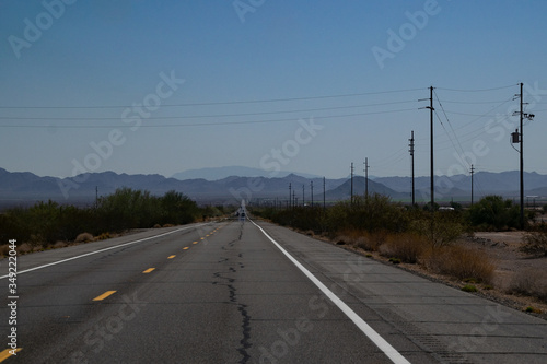 Long straid road USA