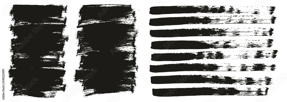 Flat Paint Brush Thin Short Background & Straight Lines Mix High Detail Abstract Vector Background Mix Set Flat Paint Brush Thin Short Background & Straight Lines Mix High Detail Abstract Vector Background Mix Set